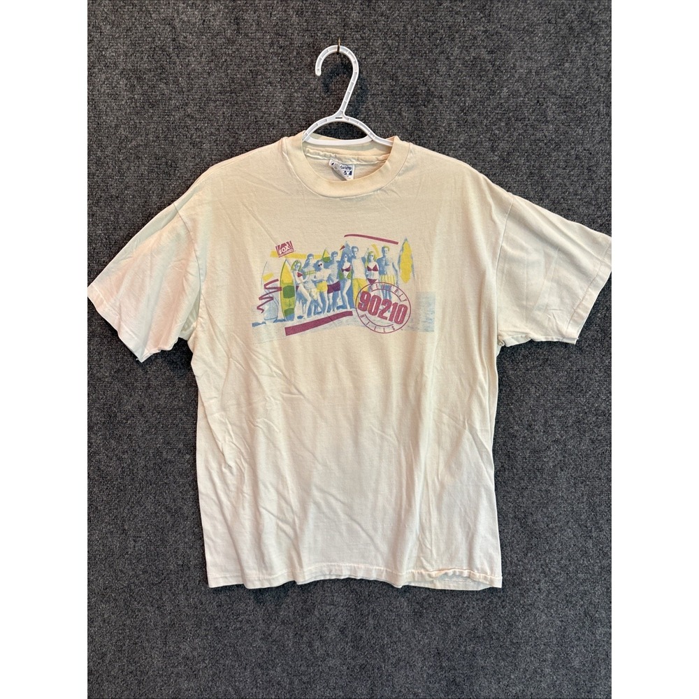 VTG 90'S‎ Hanes Beverly Hills 90210 TV Drama Movie T-Shirt Made in USA XL